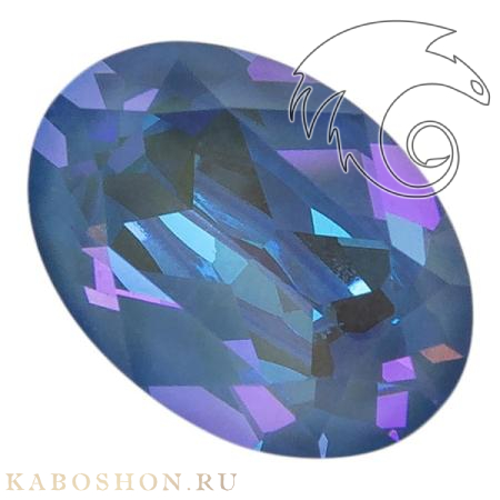 Swarovski Oval Fancy stone 14х10 мм Crystal Ocean DeLite 4120-14-001-L143D
