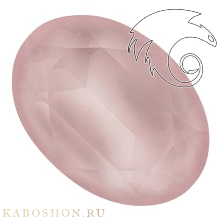 Swarovski Oval Fancy stone 14х10 мм Powder Rose 4120-14-001-PROS