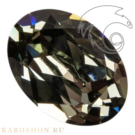 Swarovski Oval Fancy stone 14x10 мм Black Diamond 4120-14-215