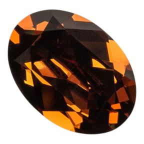 Swarovski Oval Fancy stone 14x10 мм Smoked Topaz