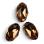 Swarovski Oval Fancy stone 14x10 мм Lt.Smoked Topaz 4120-14-221