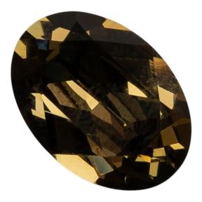 Swarovski Oval Fancy stone 14x10 мм Smoky Quartz