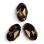 Swarovski Oval Fancy stone 14x10 мм Smoky Quartz 4120-14-225