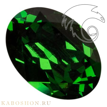 Swarovski Oval Fancy stone 14х10 мм Dark Moss Green 4120-14-260