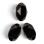 Swarovski Oval Fancy stone 14x10 мм Jet 4120-14-280