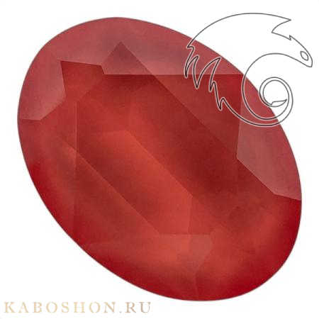 Swarovski Oval Fancy stone 18х13 мм Crystal Lt. Coral 4120-18-001-L116S