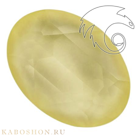 Swarovski Oval Fancy stone 18х13 мм Powder Yellow 4120-18-001-PYEL