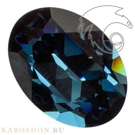 Swarovski Oval Fancy stone 18x13 мм Montana 4120-18-207