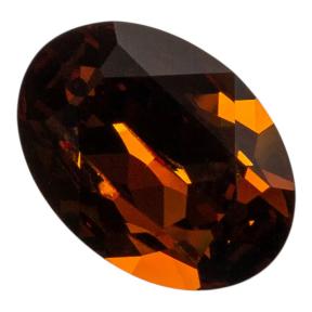 Swarovski Oval Fancy stone 18x13 мм Smoked Topaz