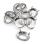 Оправа для Swarovski 4120 Oval Fancy stone 18х13 мм посеребрен. 4120-18-S-81431-silv