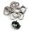 Оправа для Swarovski 4120 Oval Fancy stone 18х13 мм посеребрен. 4120-18-S-81431-silv