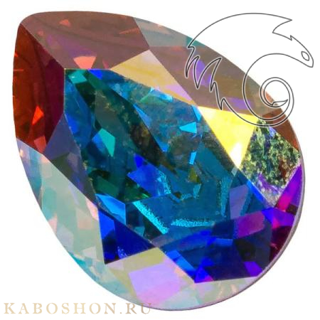 Swarovski Pear Fancy stone 14х10 мм Crystal AB 4320-14-001-AB