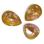 Swarovski Pear Fancy stone 14x10 мм Crystal Ochre DeLite 4320-14-001-L131D