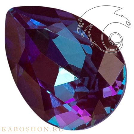 Swarovski Pear Fancy stone 14x10 мм Crystal Burgundy DeLite 4320-14-001-L132D