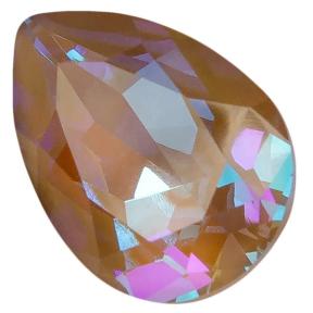Swarovski Pear Fancy stone 14x10 мм Crystal Cappuccino DeLite