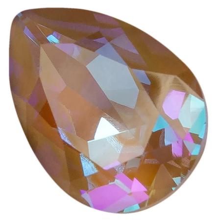 Swarovski Pear Fancy stone 14x10 мм Crystal Cappuccino DeLite