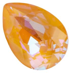 Swarovski Pear Fancy stone 14х10 мм Crystal Peach DeLite