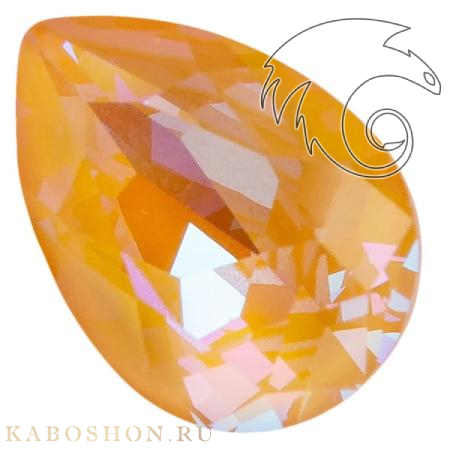 Swarovski Pear Fancy stone 14х10 мм Crystal Peach DeLite 4320-14-001-L140D