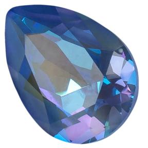 Swarovski Pear Fancy stone 14х10 мм Crystal Ocean DeLite
