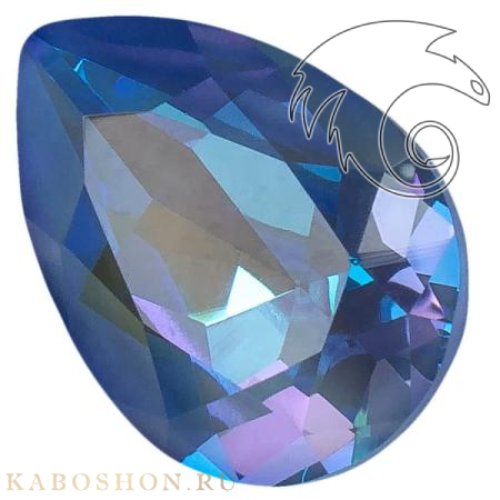 Swarovski Pear Fancy stone 14х10 мм Crystal Ocean DeLite 4320-14-001-L143D