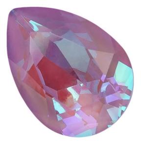 Swarovski Pear Fancy stone 14х10 мм Crystal Lavender DeLite
