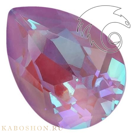 Swarovski Pear Fancy stone 14х10 мм Crystal Lavender DeLite 4320-14-001-L144D