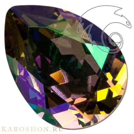 Swarovski Pear Fancy stone 14х10 мм Crystal Paradise Shine 4320-14-001-PARSH