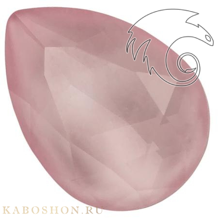Swarovski Pear Fancy stone 14х10 мм Powder Rose 4320-14-001-PROS