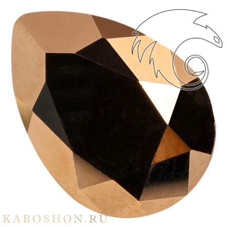 Swarovski Pear Fancy stone 14х10 мм Crystal Rose Gold 4320-14-001-ROGL