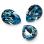 Swarovski Pear Fancy stone 14х10 мм Aquamarine 4320-14-202