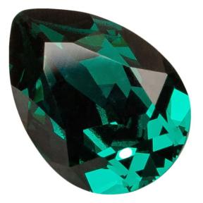 Swarovski Pear Fancy stone 14х10 мм Emerald Swarovski Pear Fancy stone 14х10 мм Emerald
