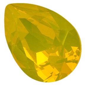 Swarovski Pear Fancy stone 14х10 мм Yellow Opal Swarovski Pear Fancy stone 14х10 мм Yellow Opal