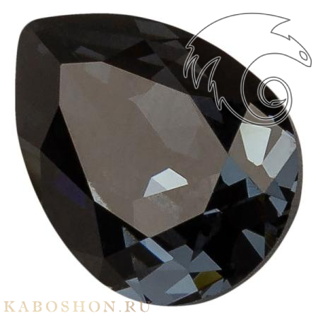 Swarovski Pear Fancy stone 14х10 мм Graphite 4320-14-253