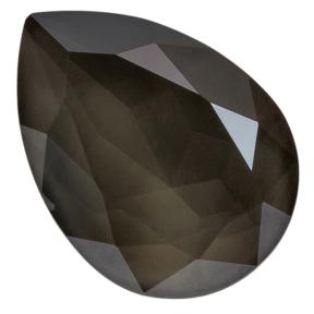 Swarovski Pear Fancy stone 18х13 мм Crystal Dark Grey