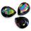 Swarovski Pear Fancy stone 18х13 мм Crystal Rainbow Dark 4320-18-001-RABDK