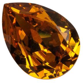 Swarovski Pear Fancy stone 18х13 мм Topaz