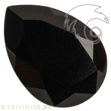 Swarovski Pear Fancy stone 18х13 мм Jet 4320-18-280