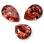 Swarovski Pear Fancy stone 18х13 мм Padparadscha 4320-18-542