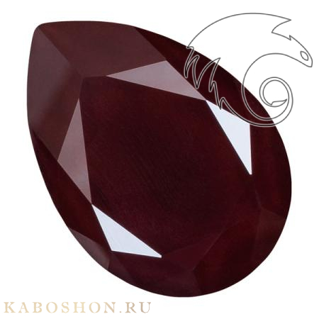 Swarovski Pear Fancy stone 30х20 мм Crystal Dark Red (уценка) 4327-30-001-L108S-У