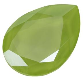 Swarovski Pear Fancy stone 30х20 мм Crystal Lime