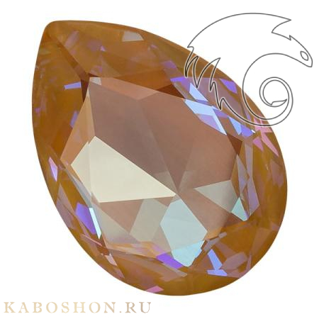 Swarovski Pear Fancy stone 30х20 мм Crystal Ochre DeLite 4327-30-001-L131D
