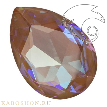 Swarovski Pear Fancy stone 30х20 мм Crystal Cappuccino DeLite 4327-30-001-L133D