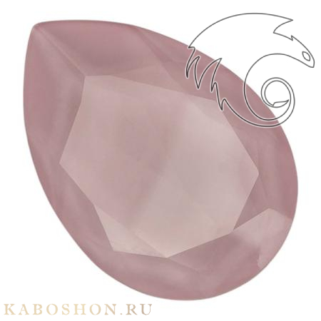 Swarovski Pear Fancy stone 30х20 мм Powder Rose 4327-30-001-PROS