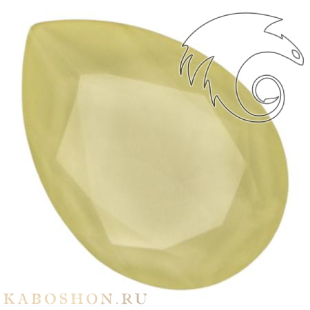 Swarovski Pear Fancy stone 30х20 мм Powder Yellow 4327-30-001-PYEL