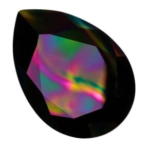 Swarovski Pear Fancy stone 30х20 мм Crystal Rainbow Dark
