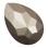 Swarovski Pear Fancy stone 30х22 мм Crystal Silver Patina 4327-30-001-SILPA
