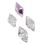 Swarovski Double Spike Bead 12 мм Crystal AB 5747-12-001-AB