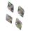 Swarovski Double Spike Bead 12 мм Crystal Paradise Shine 5747-12-001-PARSH