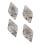 Swarovski Double Spike Bead 12 мм Crystal Silver Shade 5747-12-001-SSHA