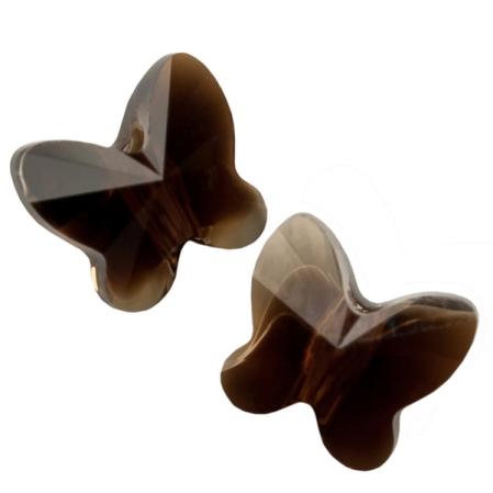 Swarovski Butterfly Bead 8 мм Topaz Blend